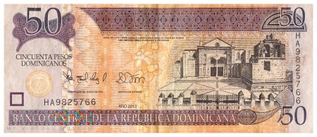 Duże zdjęcie Dominikana - 50 pesos (2012)