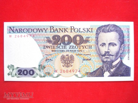 Duże zdjęcie 200 złotych 1976 rok