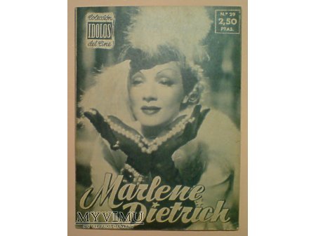 Marlene Dietrich IDOLOS DEL CINE 1958