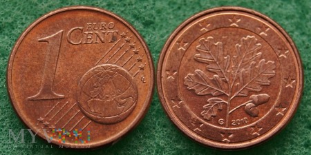 Duże zdjęcie 1 EURO CENT 2010 G
