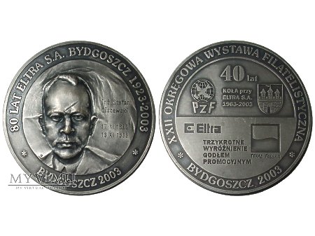 80 lat Eltra S.A. Bydgoszcz medal 2003