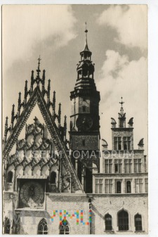Duże zdjęcie Wrocław Breslau - Ratusz - lata 50-te