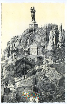 Duże zdjęcie Puy - Statue de Notre-Dame - lata 50-te XX w.