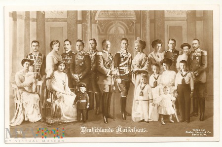 Cesarski dom Niemiec, cesarz Wilhelm II Pruski, ks