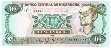 Nikaragua - 10 córdob (1985)