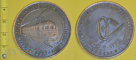 Medal kolejowy elektryfikacji linii z Wrocławia