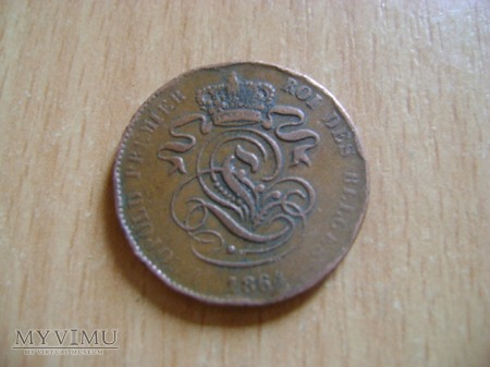 2 centimes 1864