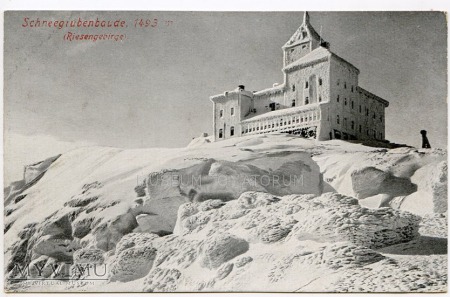Karkonosze Śnieżne Kotły Schneegrubenbaude ok.1935