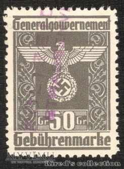 Duże zdjęcie Gebührenmarke 50 groszy