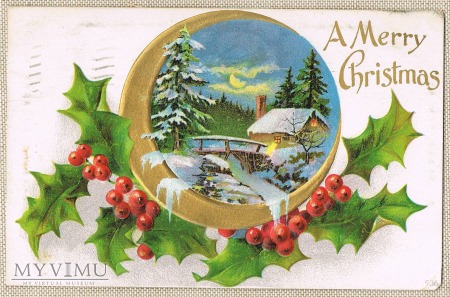 A mery Christmas 1909 rok