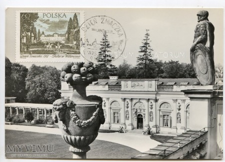 Warszawa - Pałac w Wilanowie - 1967