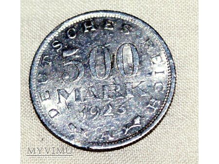 500 marek 1923 A aluminium