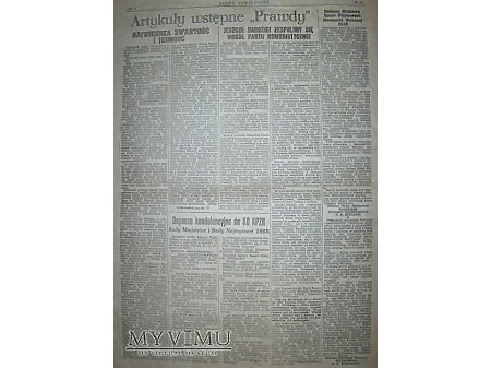 Słowo Powszechne- pogrzeb stalina nr.58-10.03.1953