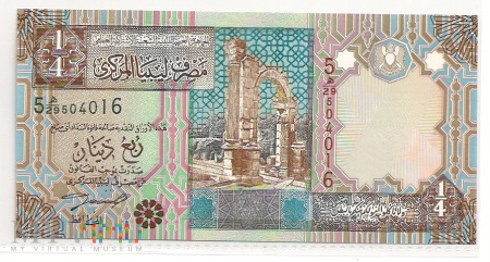 Libia.Rw.1,4 dinar.2002.P-62