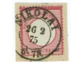 Znaczek 1 grosz- 1875