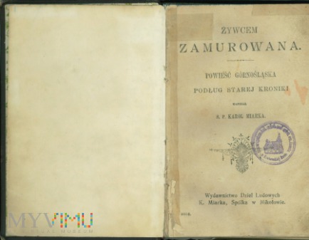 Żywcem Zamurowana- 1906