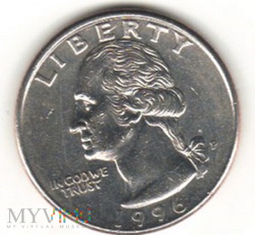 Duże zdjęcie 0,25 DOLLAR 1996 P