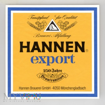 Hannen Export