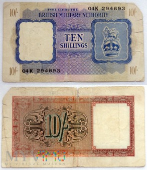 Wielka Brytania, 10 schillings 1943