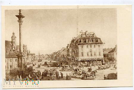 Duże zdjęcie W-wa - Krakowskie Przedmieście - XVI w. Canaletto