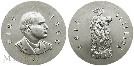 10 shillings, 1966, moneta obiegowa