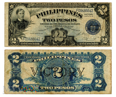 2 Pesos 1944 (F09486642) seria nr 66 'VICTORY'