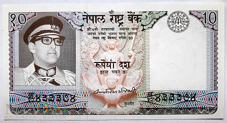 10 rupii 1974