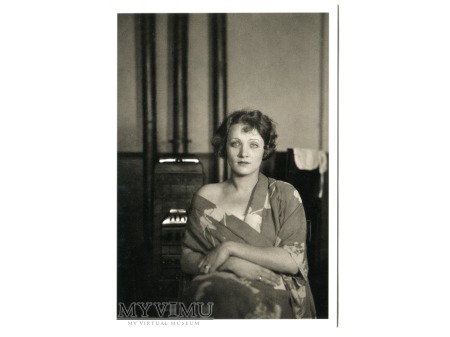 Marlene Dietrich pocztówka Emil Orlik c. 1924