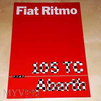 Prospekt Fiat Ritmo 105TC Abarth 1982