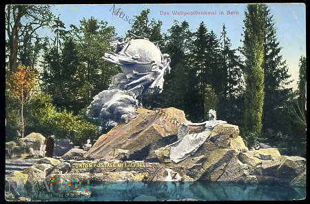 Bern - Weltpostdenkmal - 1914