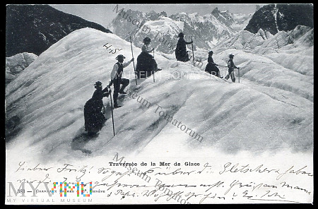 Mer de Glace - Turystyka górska - 1902