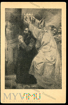 Holarek - Modlitwa Husa przed wejściem na stos