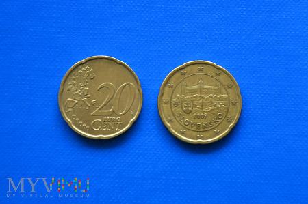 Moneta: 20 euro cent - Słowacja 2009