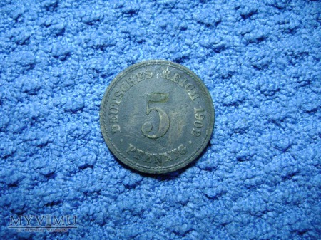 5 pfennig 1902