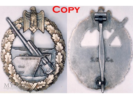 Artyleria Nadbrzeżna , Coastal Artillery War Badge