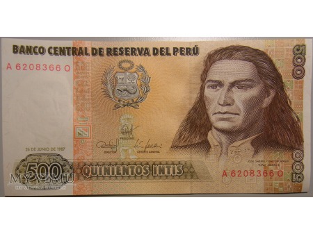 500 intis Peru