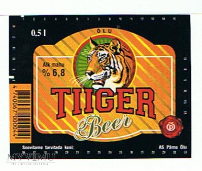 pärnu õlu tiger beer