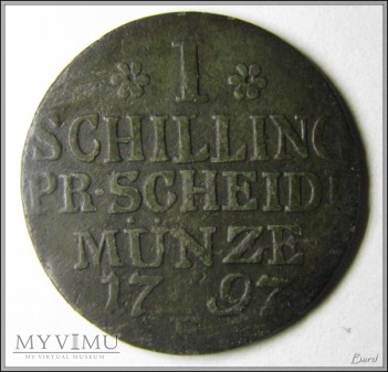 1797 - 1 schilling