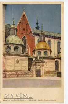 Kraków - Wawel - Kaplica Zygmuntowska lata 30-te