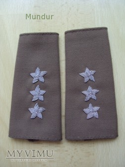 Pochewki z haftowanymi dystynkcjami WP - porucznik