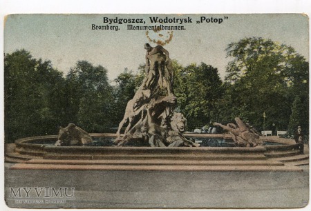 Bydgoszcz - Fontanna Potop - początek XX wieku