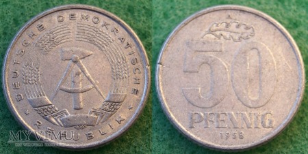 Niemcy, 50 PFENNIG 1958