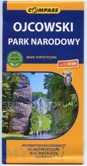 Ojcowski Park Narodowy - mapa - 2012