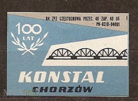 100 Lat Konstal CHorzów.1.1964.Częstochowa