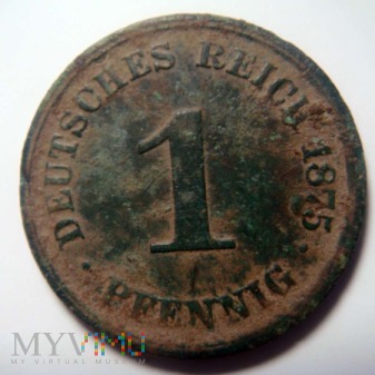 1 Pfennig 1875 J