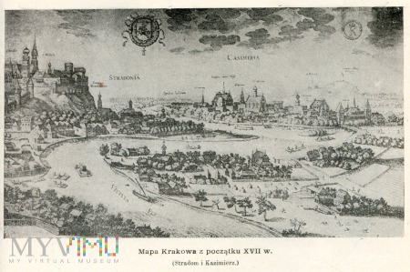 Kraków XVII wiek - Stradom i Kazimierz