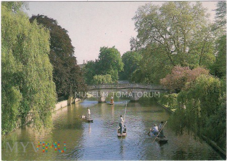 Cambridge - River Cam - lata 80-te XX w.