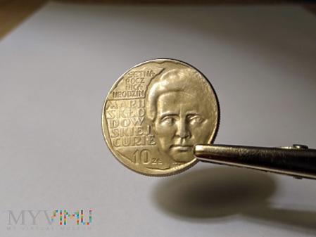 10 złotych 1967 Maria Skłodowska-Curie
