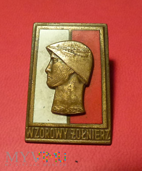 Duże zdjęcie Odznaka Wzorowy Żołnierz, wz. 1973, brązowa