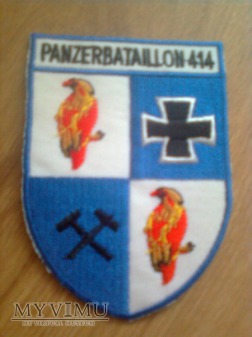 Naszywka 414 batalionu pancernego (niemiecka)